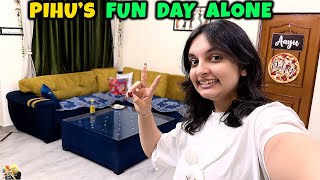 PIHU's FUN DAY ALONE | Aayu and Pihu Show