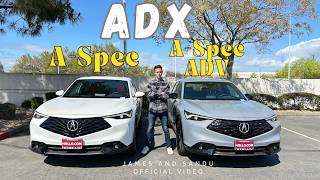 The new 2025 Acura ADX A-Spec vs A-Spec ADV