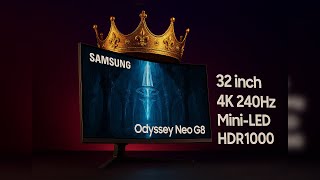 Mini-LED king... 2 years later | Samsung Odyssey Neo G8 32 inch 4K 240Hz gaming monitor review