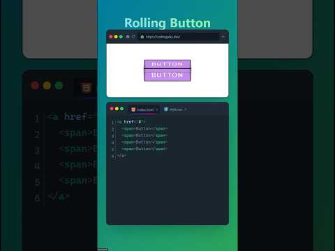 Design CSS Button with Rolling Effect