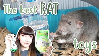 BEST TOYS FOR RATS | Foraging toys