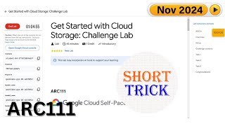 Get Started with Cloud Storage: Challenge Lab | #ARC111 | #qwiklabs | #Arcade
