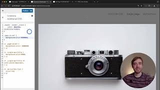 Design changes with custom CSS
