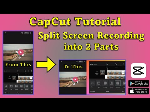 How to Split Screen Recording in 2 Parts  | CapCut Tutorial | Android or iPhone