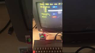 LOCI on Oric Atmos, first boot and test run with a USB STICK formatted as FAT32/MBR partitioning.
