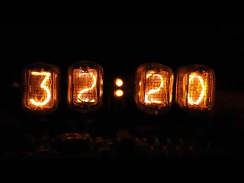 Simple nixie tube clock