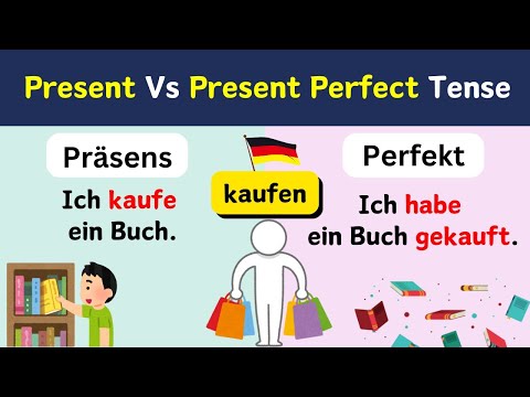 Master German Grammar :  Präsens vs. Perfekt Explained with Examples! 🚀