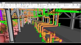 Piping in Navisworks #Shorts