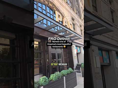 PAO located in Detroit made the list of the 50 Most Beautiful Restaurants in America 🌟 #Detroit