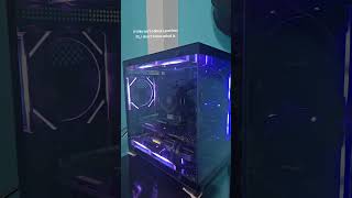 Fitting my RX 7800XT to a M-atx Case. #amd #radeon #rx7800xt #pcbuild #pcasmr #pcdiy #pcbuilder