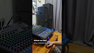 Yamaha Mixer MG16XU #SoundSystem #PASystem #Singing #Emceeing #Emcee #AnnualDinner #BilingualEmcee