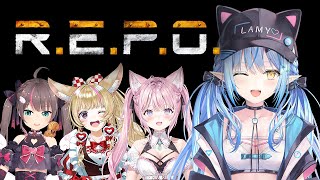 【R.E.P.O.】4人でお宝さがし！R.E.P.O.プロもいるし安心だよね！？【雪花ラミィ /ホロライブ】