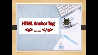 Anchor tag with attributes