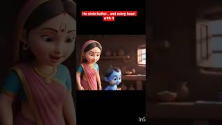 ✨️Makhan Chor Krishna Caught by Yashoda #shots #shorts #viral #youtubeshorts #youtube #8millionviews