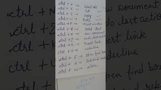 Computer shortcut | Basic Computer short keys #computer #shortsviral #new