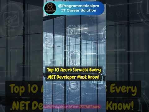 Top 10 Azure Services Every .NET Developer Should Know 🚀 #cloudcomputing #googlecloud #technology