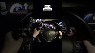 Acura TL SH-AWD Launch! 0-60 & 1/4 Mile #jseries #acura #savethemanuals