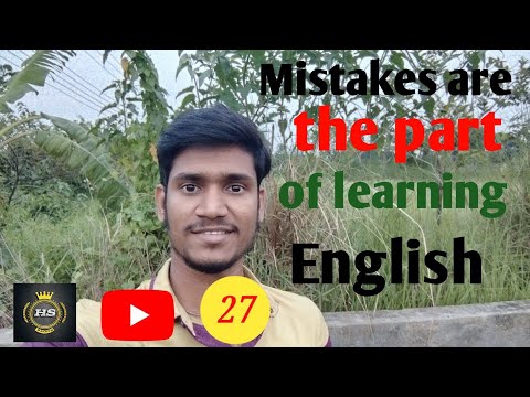 Mistakes Are The Part Of Learning English | ভুল হল ইংরেজি শেখার একটি অংশ | #practiceenglish #horidas