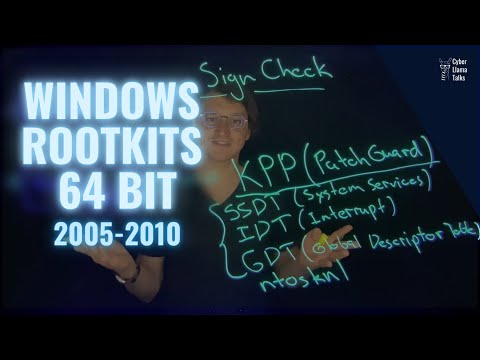 P2Ep11: 2005-2010 - Windows Rootkit 64bit