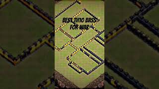 BEST TH10 BASS FOR WAR #newth10base #coc #top #gaming #clashofclans #cocwar #trending