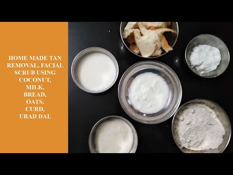 Easy Home-made Tan Removing, Face Glow Scrub