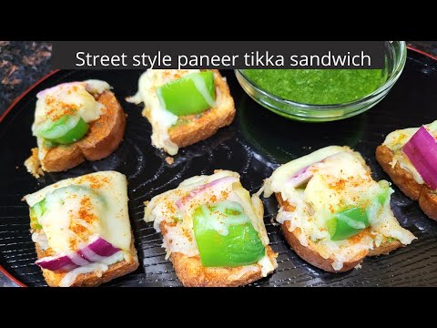 Street Style Paneer Tikka Sandwich | Paneer Tikka Sandwich | Trending Recipes | Tandoori Sandwich