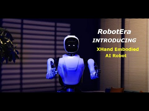 ROBOT ERA Introducing New Humanoid Robot "Xhand"-  Embodied AI Robot!!!