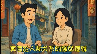 莫言论人际关系的强弱逻辑