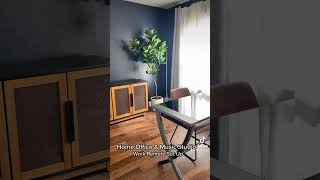 #workremote #homeoffice #musicstudio #airbnbhomes #office #diydecor #interiordesign #officedesign