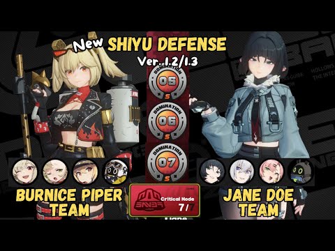 Burnice Jane Doe NEW Shiyu Defense Stage 5-6-7 | Zenless Zone Zero v1.2/1.3