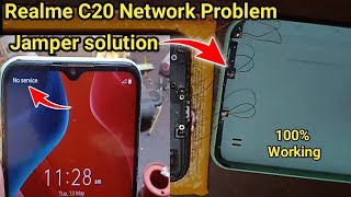 Ralme Phone No Service Solution || Realme C20 network problem Jumper solution