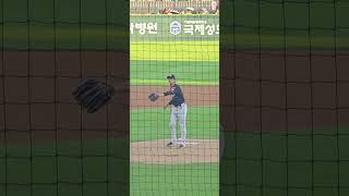 kt wiz 우완 선발투수 No.1 고영표 선수 게임 피칭 영상 x 2025 한국프로야구 현장체크