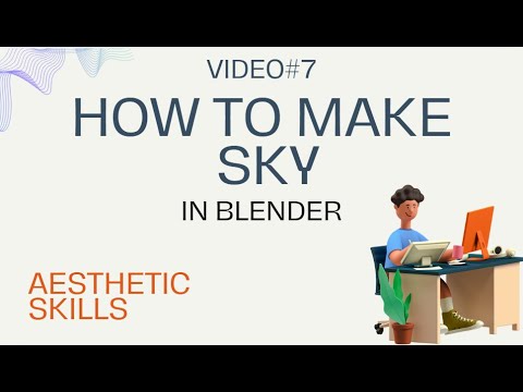how to make sky in blender