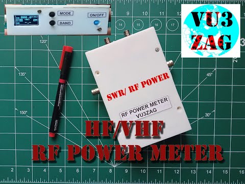 HF VHF RF Power/SWR meter with Oled Display