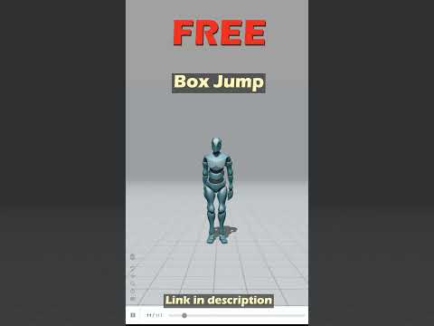 Box Jump. Free Mixamo animation for Daz Studio's Genesis 9. #dazstudio #mixamo