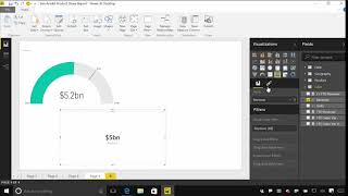 [Feature Series] Microsoft Power BI – Data Visualisation : Gauge, Card, and KPI