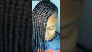 Stylish side braids tutorial #fypage