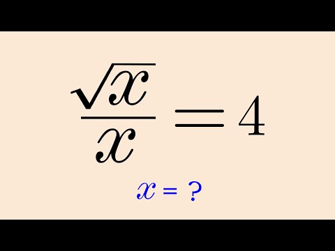 Nice Algebra Maths Olympiad Problem | Square Root Math