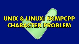 Unix & Linux: ncmpcpp character problem