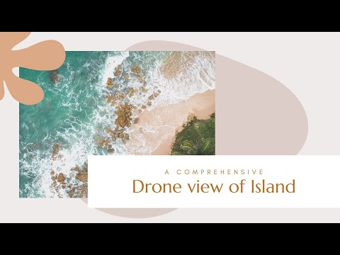 Amazing island view with dron 4k...#island #beach #droneview