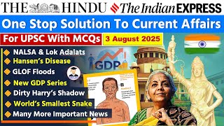 3 August 2025 | The Hindu Newspaper Analysis | 28 July to 3 August Current Affairs Revision | UPSC