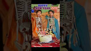 Happy New Year🎂20255😨??हड्डी☠️#comedy #2025 #newyear