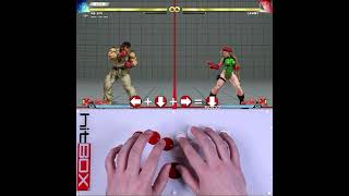 SOCD Quarter Circle from Back | Street Fighter V on Hit Box