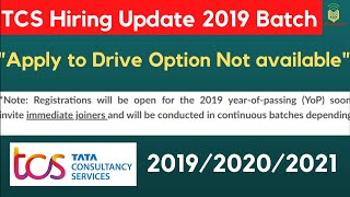 TCS Hiring Update 2019 Batch | TCS Hiring 2019, 2020 & 2021 Batch Graduates