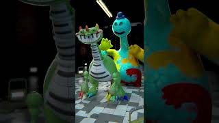 Doey the Doughman vs Pianosaurus | Poppy Playtime #shorts
