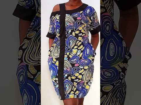 Trendy cold shoulder bubu dress #diy #sewingtutorial