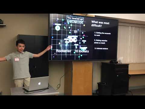 Python 'Blob World' game coded by 13 year-old