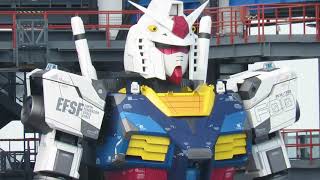 横浜・山下ふ頭にオープン予定のGUNDAM FACTORY YOKOHAMAを眺める