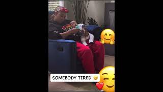 ☺️DABRAT AND BABY TRUE 💙 #mommy #momlife #cutebabies #cutebaby #cute #fy #rap #youtube #tiktok