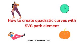 How to create SVG quadratic curves with path element